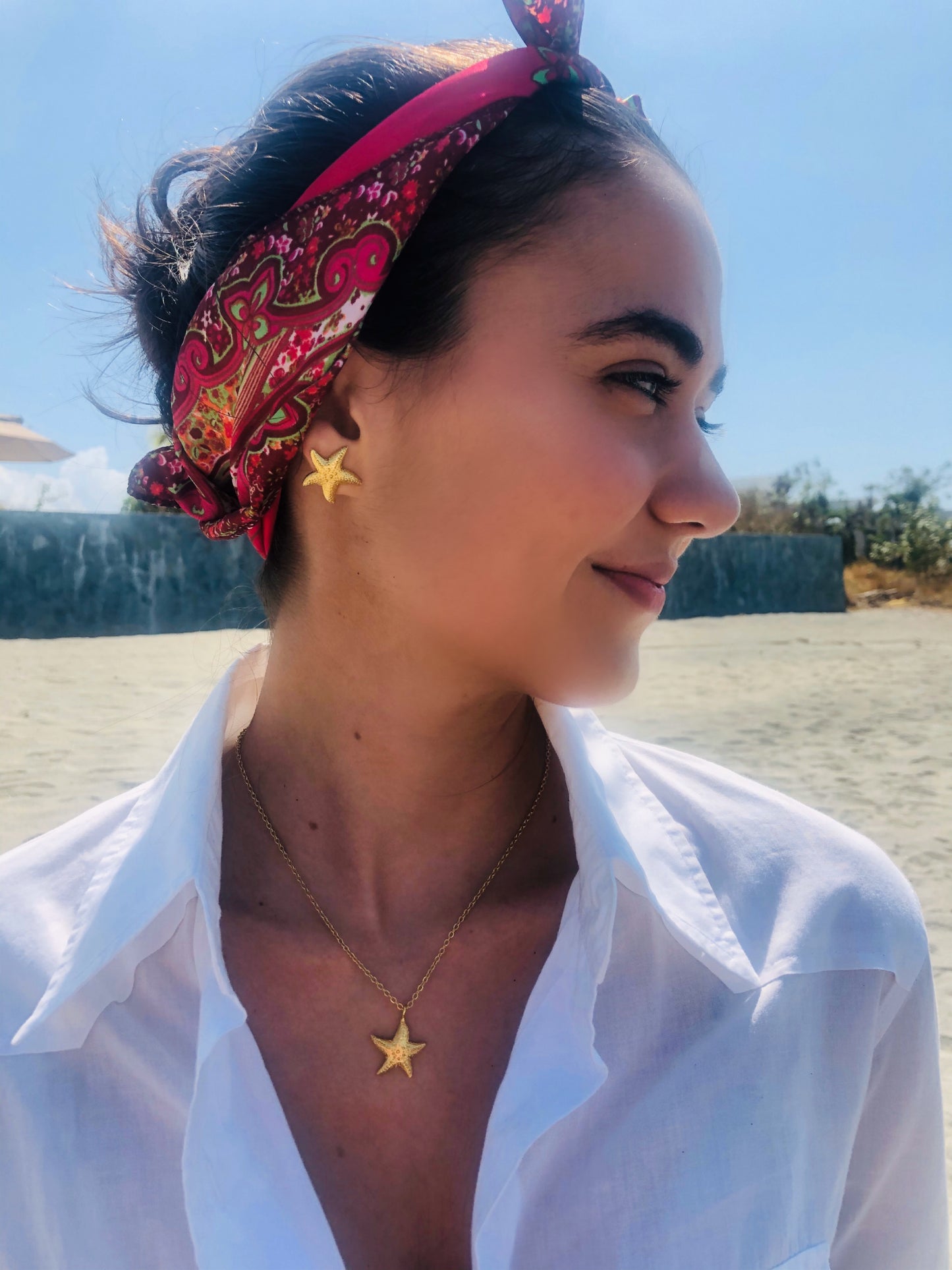Mini aretes estrella de mar