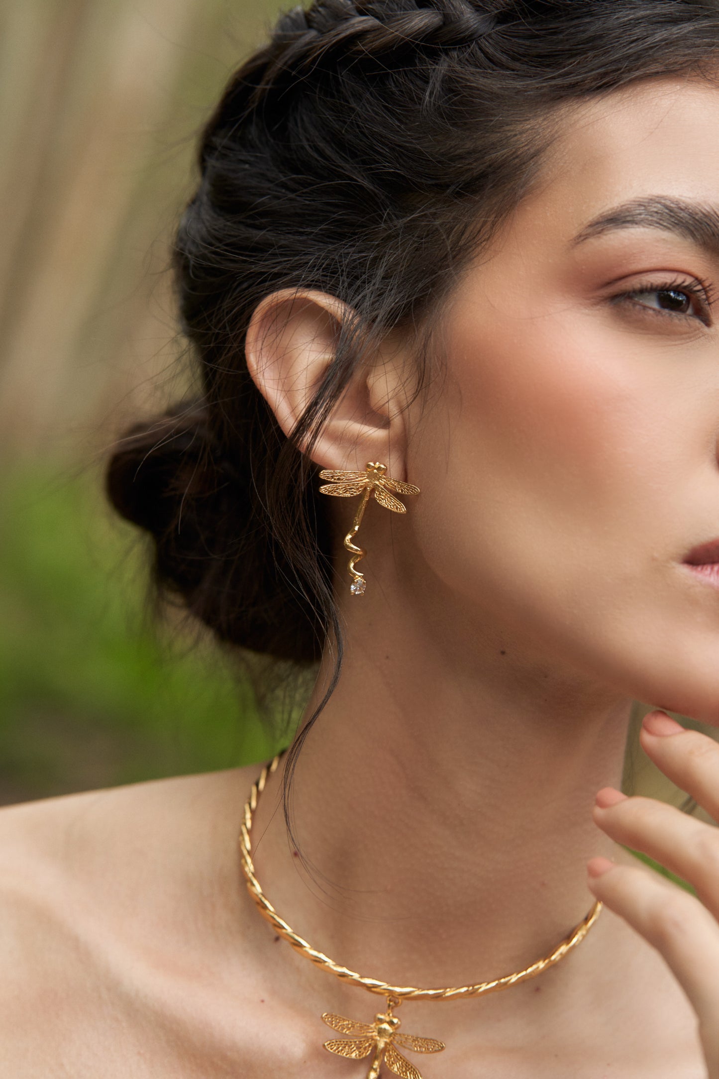 Aretes libélula Destello