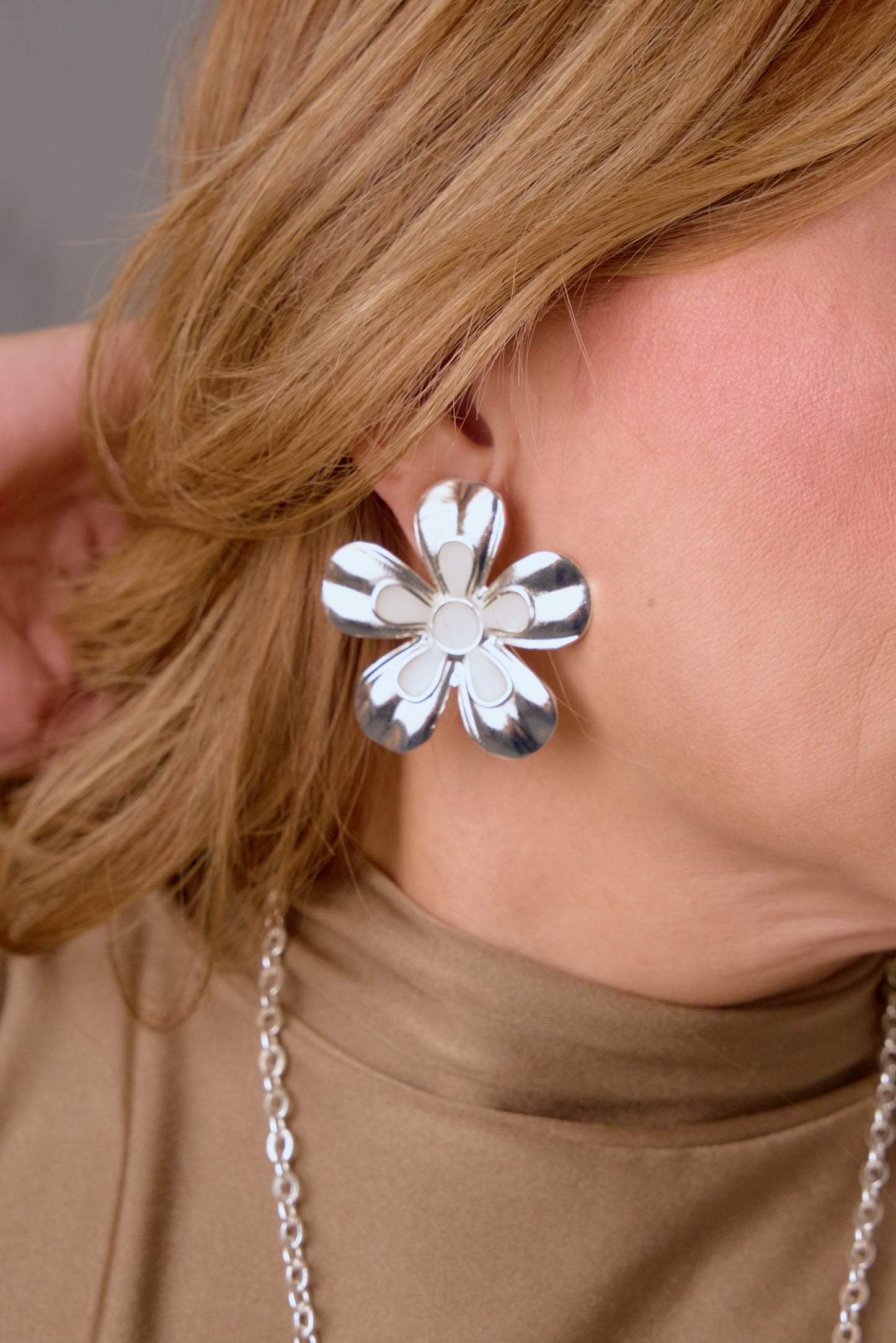 Aretes Florece Maxi