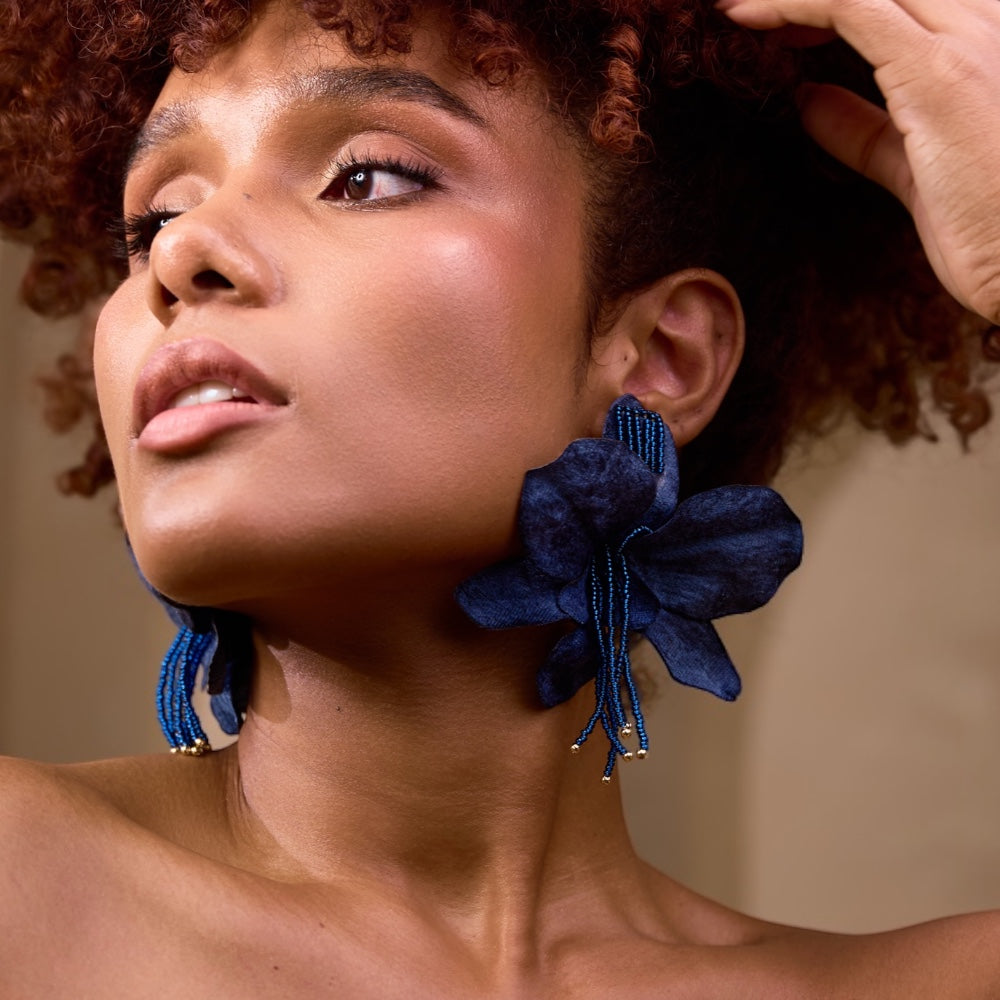 Aretes Orquídea Alma Topos