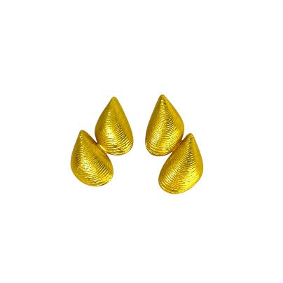 Aretes Concha alargada doble